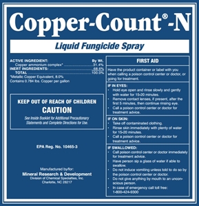 Copper Count N Fungicide - 2.5 Gallons