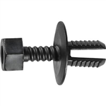 Ford Black Nylon Headlight & Deck Lid Screw-Type Clip