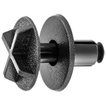 10267 GM Black Nylon Sight Shield & Trim Push-Type Retainer