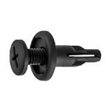 Honda Black Nylon Screw-Type Clip