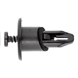 Toyota Black Nylon & Stainless Steel Screw-Type Clip