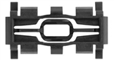 2701-002 GM Black Nylon Roof Moulding Clip