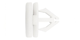 2703-000 Chrysler Nylon White Rear Wheel Opening Moulding Clip