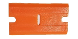 290303 General Purpose Orange Nylon Double Edge Plastic Razor Blade