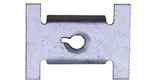 301-113 GM Zinc Silver Fender Apron Snap-In-Nut