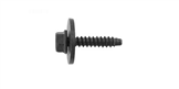 50121 GM Black Zinc Bumper & Grille Hex Head Sems Tapping Screw