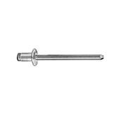 60221 Silver Steel Blind Panel Rivet