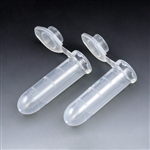 Microcentrifuge Tube, 2mL, PP, Attached Snap Cap, Graduated, Natural