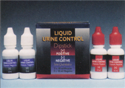 Liquid Urine Control Dipstick 3 x 10 ml Negative & Positive