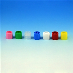 Screw Cap, for Sample Tubes with External Threads - Clear..