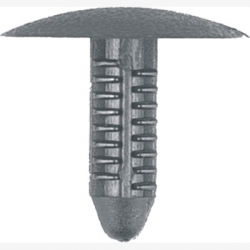 Interior Trim Retainers, Size: 9/32" (7.1mm), Stem: 20mm, Head: 25mm, Ford N802734S, Qty: 10