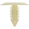 Interior Trim Panel Retainer, Natural Nylon, Size: 17/64" (7mm), Stem: 11/16", Head: 15/16", Qty: 5