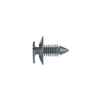 Door Trim Panel Retainers, Black Nylon, Size: 1/4" (6.4mm), Stem: 1/2", Head: 3/4", Qty: 2