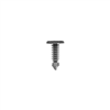 Weatherstrip Fastener, Black Nylon, Size: 3/16" (4.5mm), Stem: 5/8", Head: 7/16", Qty: 2