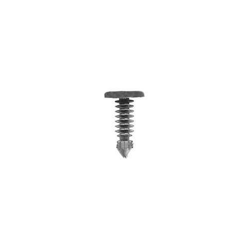 Weatherstrip Fastener, Black Nylon, Size: 3/16" (4.5mm), Stem: 5/8", Head: 7/16", Qty: 2