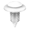 Trim Panel Retainers, Natural Nylon, Size: 3/16" (4.5mm), Stem: 3/4", Head: 3/4", Qty: 10