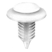 Trim Panel Retainers, Natural Nylon, Size: 3/16" (4.5mm), Stem: 3/4", Head: 3/4", Qty: 10