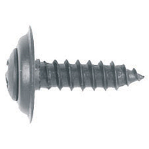 Phillips Oval Head Trim Screw, Size: 10 x 1", Head Size: #8, Finish: Black Phosphate, Qty: 4