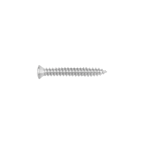 Phillips Oval Head Sheet Metal Screws Size: 8 x 1-1/4", Head Size: #6, Finish: Chrome, Qty: 10