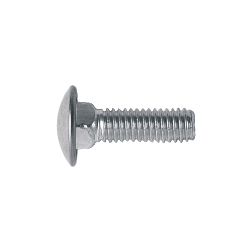 Stainless Steel Bumper Bolt, Round Head, Size: 3/8"-16 x 1", Head: 7/8", Qty: 1