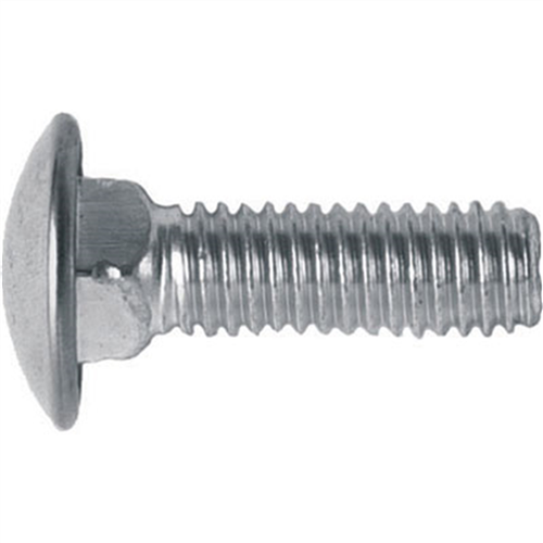 Stainless Steel Bumper Bolt, Round Head, Size: 1/2"-13 x 1-1/2", Head: 1-3/32", Qty: 1