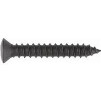 Phillips oval heavy duty sheet metal screw undersize heavy duty black