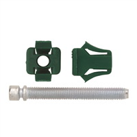 Headlight Adj. Screw Green Nylon Nut 1/4-28 X 2", Size: 1/4-28", Size: 2", Qty: 2, Other: 365270