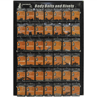 Body Bolts & Rivets Display