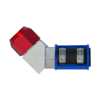 Smart Splice 45Â° A/C Connector - 3/8" Line to # 6 Hose