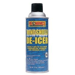 Windshield De-Icer, Quickly Melts Ice From Windows and Frozen Locks, 13 oz Can, 12 per Case