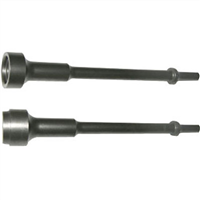 Brake Pin and Bushing Driver Set, 2 Piece, Use with .401 Shank Air Hammer, 10-1/4" Length