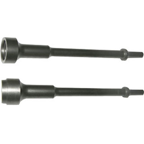 Brake Pin and Bushing Driver Set, 2 Piece, Use with .401 Shank Air Hammer, 10-1/4" Length