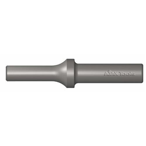 Pneumatic Bit, Rivet Setter, 1/4" Moderate Brazier Head, .401 Shank Turn Type, Length 3-1/2"