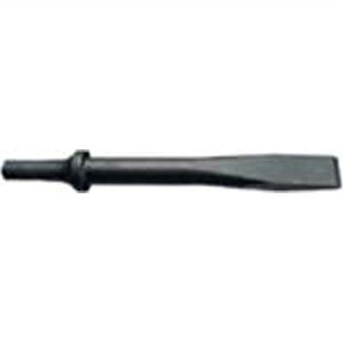 Pneumatic Bit, Wide Flat Chisel, .401 Shank Turn Type, 2" Wide Blade, Length 7"