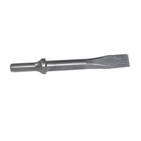 Pneumatic Bit, Rivet Cutter, .401 Shank Turn Type, 5/8" Wide Blade, Length 5-3/4"