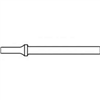 Pneumatic Bit, Straight Punch, .498 Shank Turn Type, Length 18"