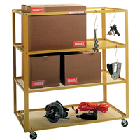 Alc Keysco 77727 Deluxe Mobile 3-Shelf Parts Cart