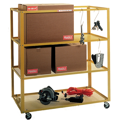 Alc Keysco 77727 Deluxe Mobile 3-Shelf Parts Cart