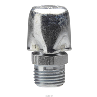 Air Vent, Valve Type, 1" OAL, 1/8" PTF