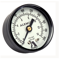 Air Pressure Gauge, Back Mount