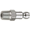 Amflo CP1</br>1/4" Coupler Plug with 1/4" Male thread Automotive T Style- Pack of 10