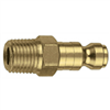 1/4" Quick Brass NPT Male Coupler