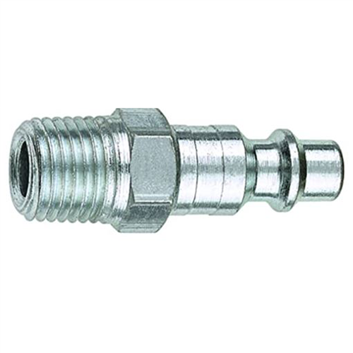 1/4" Coupler Plug with Male 1/4" Threads I/M Industrial- Pack of 10