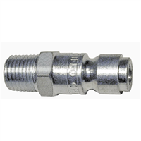 3/8" Coupler Plug with 1/4" Male threads Automotive T style- Pack of 10