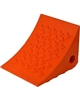 Construction Tough Urethane Wheel Chock in Safety Orange