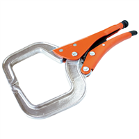 Grip-On 12" C-Clamp w/ Aluminum Jaws (Epoxy)