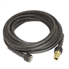 Apache 1/4 in. x 25 ft. Thermoplastic Rubber Presure Washer Hose Coupled Female x Female Metric