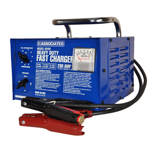 Heavy Duty Commerical Portable Battery Charger, 6/12/24 Volt