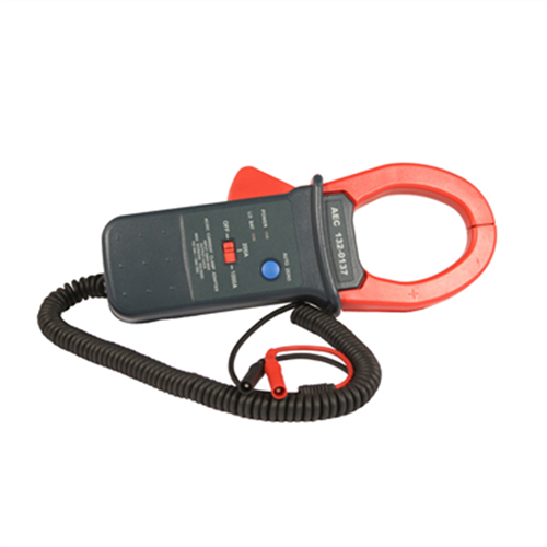 Clip On Amp Probe, Inductive, 1000A AC/DC, Works with Most DMM, 2" Jaw Opening, 10' Cord