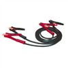 Battery Booster Cables, Heavy Duty, 12 Feet, 5 Gauge, 500 Amp, Side Terminal Adapters, Safety Light